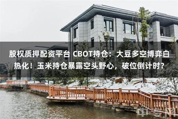股权质押配资平台 CBOT持仓：大豆多空博弈白热化！玉米持仓暴露空头野心，破位倒计时？
