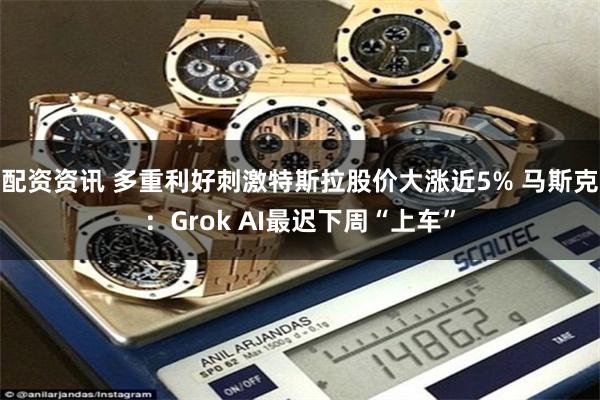 配资资讯 多重利好刺激特斯拉股价大涨近5% 马斯克：Grok AI最迟下周“上车”