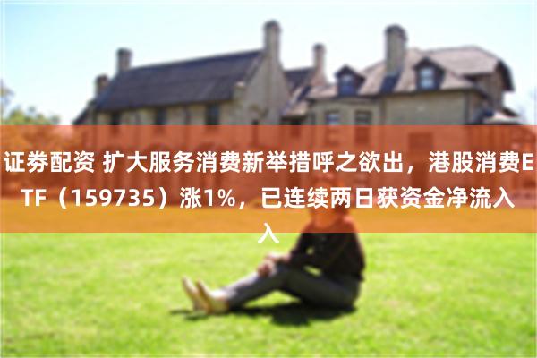 证劵配资 扩大服务消费新举措呼之欲出，港股消费ETF（159735）涨1%，已连续两日获资金净流入