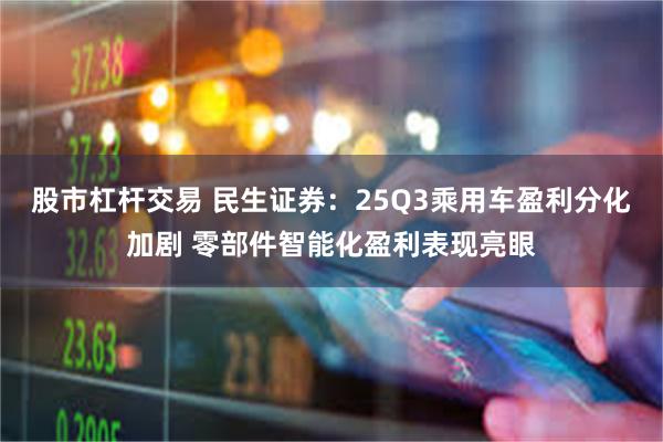 股市杠杆交易 民生证券：25Q3乘用车盈利分化加剧 零部件智能化盈利表现亮眼