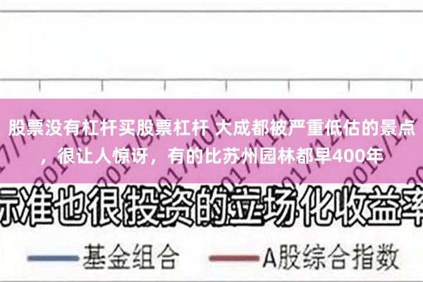 股票没有杠杆买股票杠杆 大成都被严重低估的景点，很让人惊讶，有的比苏州园林都早400年