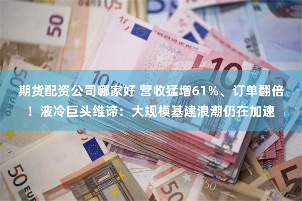 期货配资公司哪家好 营收猛增61%、订单翻倍！液冷巨头维谛：大规模基建浪潮仍在加速